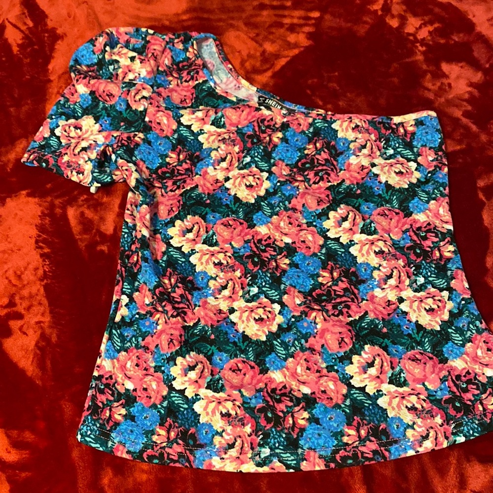 Flowered blouse